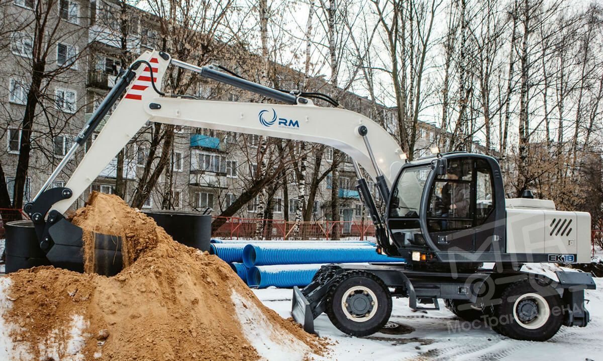 Экскаватор колесный Терекс в аренду Стерлитамаке круглосуточно - низкая цена